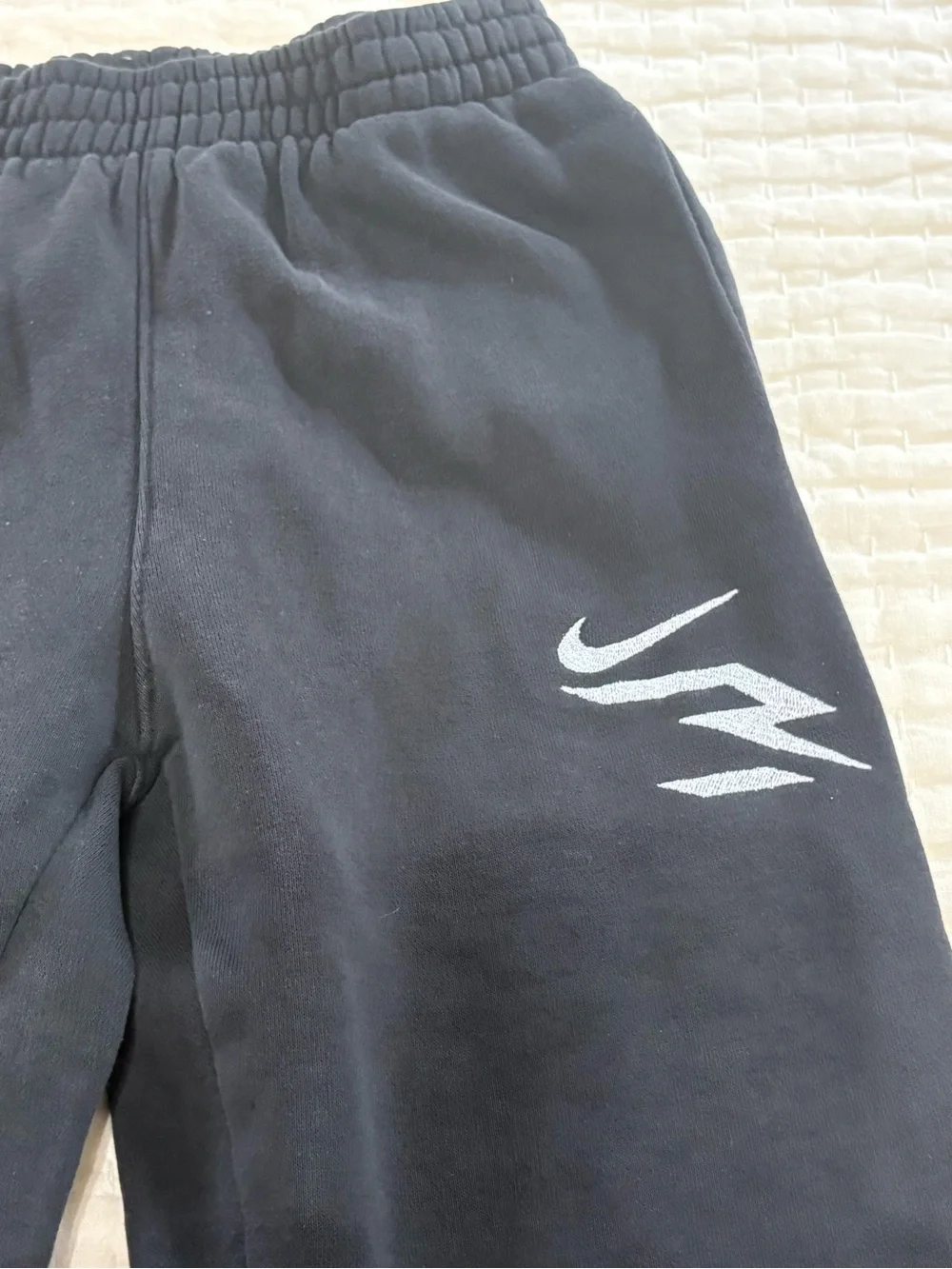 Boys Nike 3 Brand Black Elastic Waist Jogger Pants